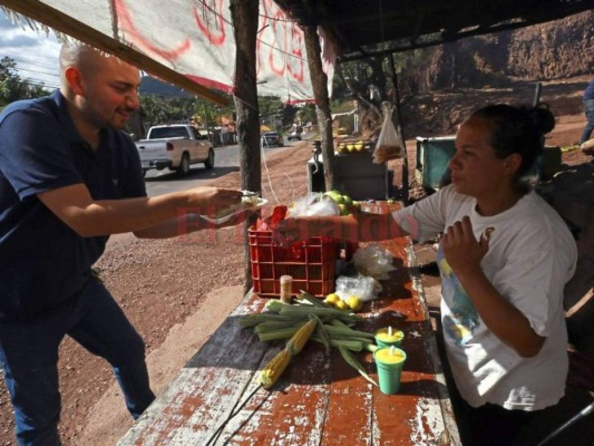 A puro maíz huele la ruta a Valle de Ángeles