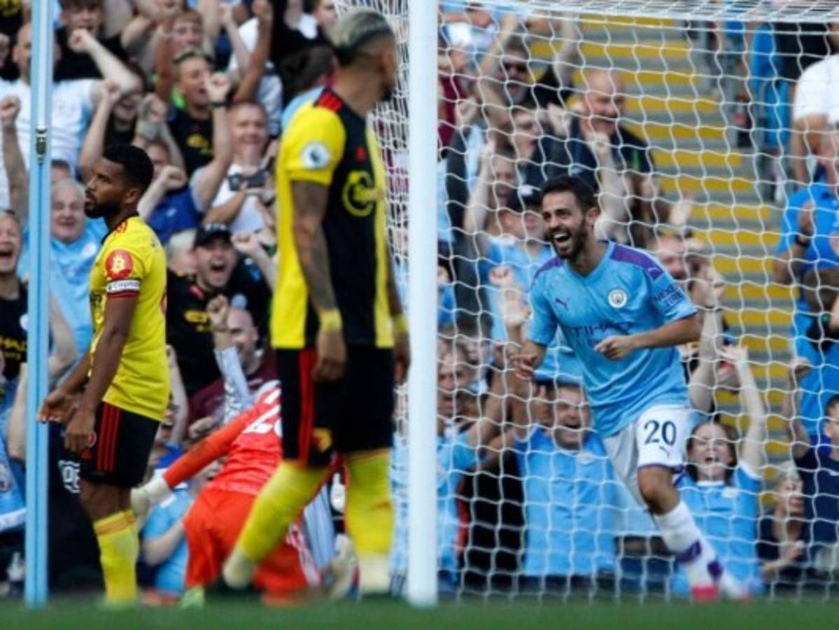 Manchester City arrasa 8-0 a Watford en la Premier League
