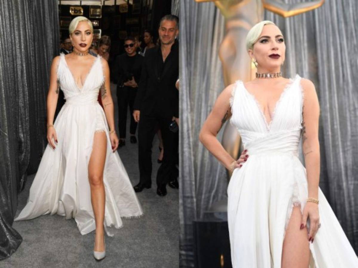 El angelical y elegante vestido que usó Lady Gaga en los SAG Awards 2019