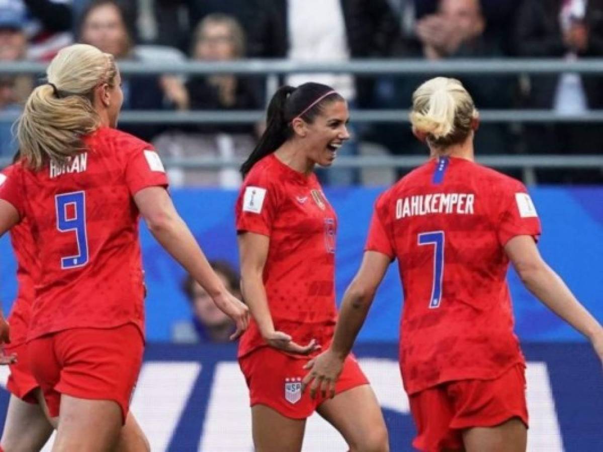 Estados Unidos logra récord goleador en un Mundial femenino con 13-0 a Tailandia