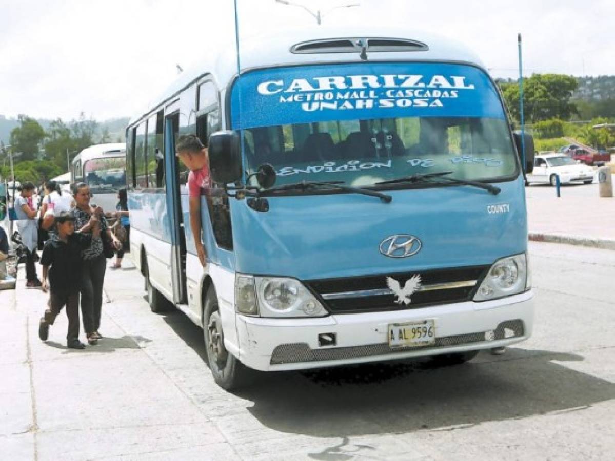 Un lempira subirá colectivo y bus ejecutivo a partir de diciembre en la capital de Honduras