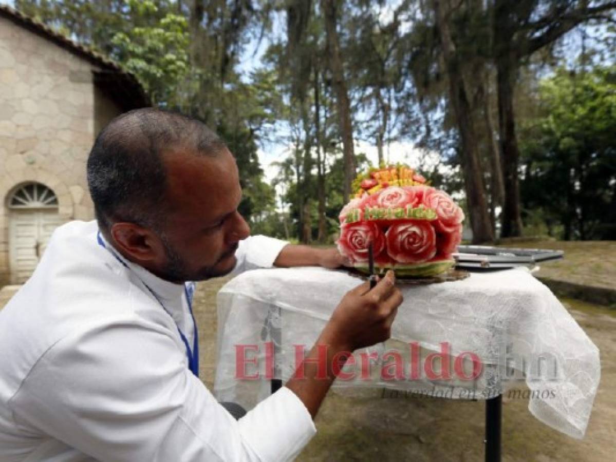 Frutas y verduras, los lienzos perfectos para el chef Frank