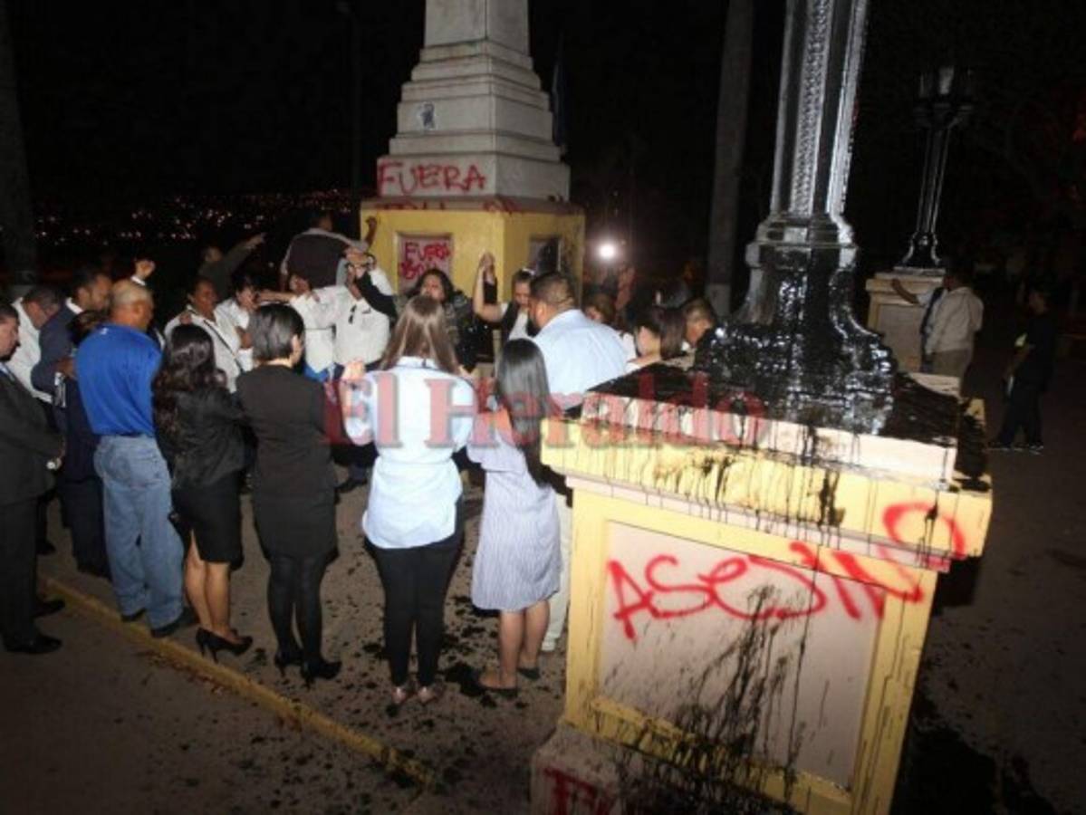 Actos vandálicos retrasaron celebración del 116 aniversario del Partido Nacional