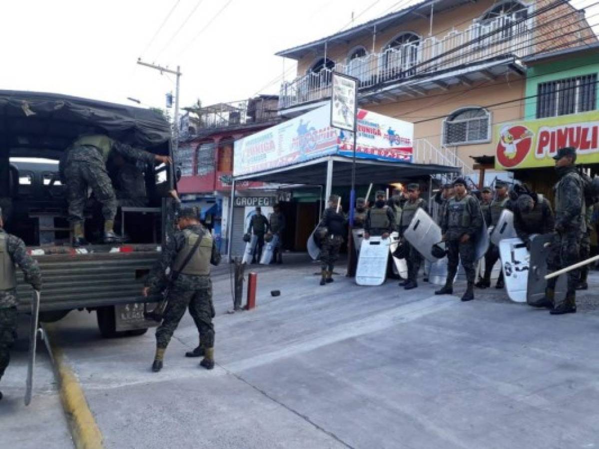 Principales salidas de Tegucigalpa bajo resguardo policial por paro de transporte