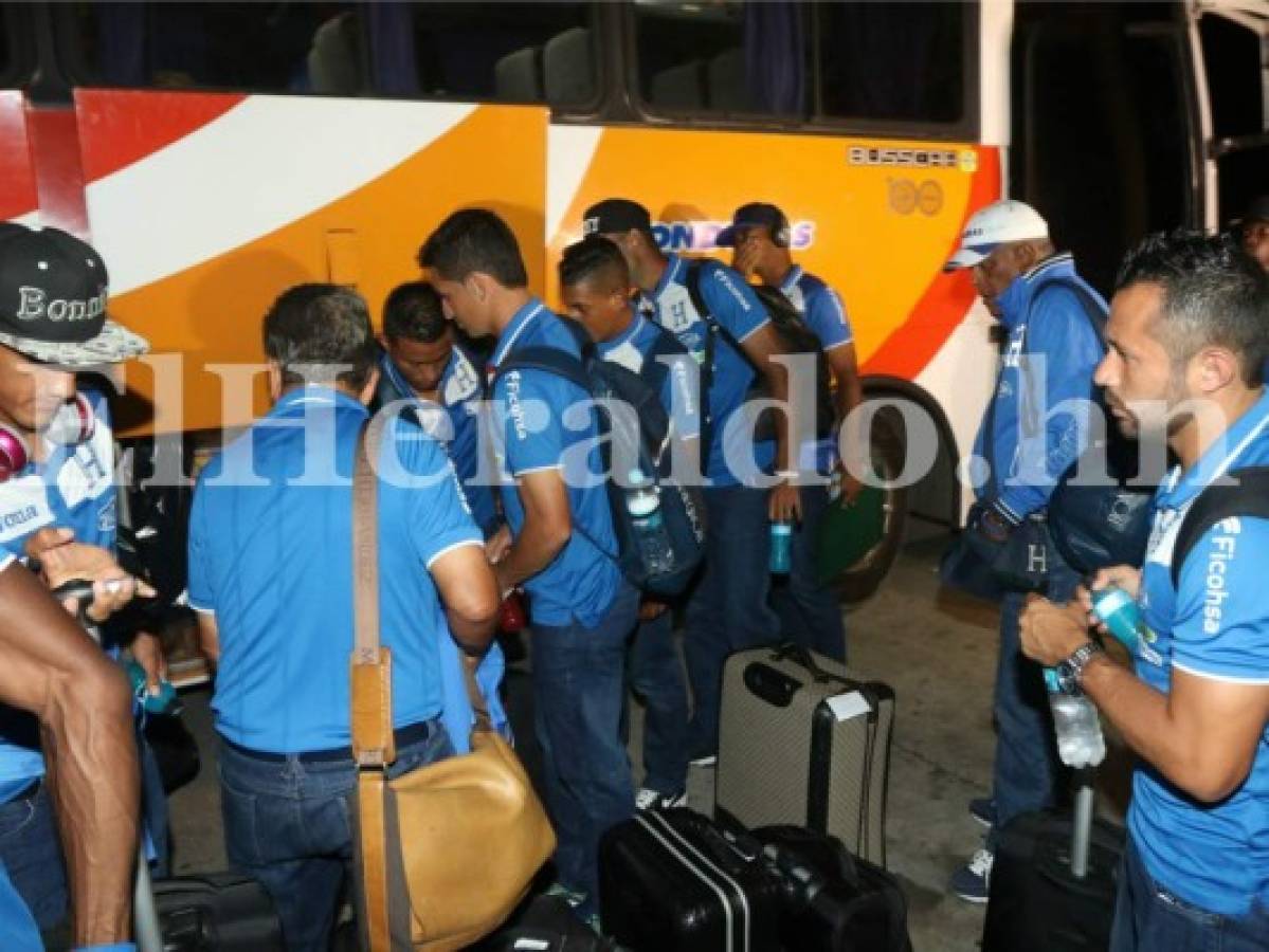 Selección de Honduras ya está en México preparándose para próximo duelo eliminatorio