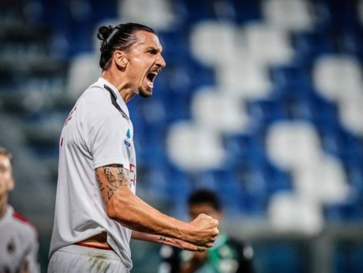 Con doblete de Zlatan Ibrahimovic, Milan supera a Sassuolo
