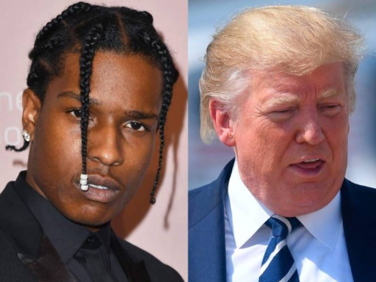 Tras detención del rapero A$AP Rocky en Suecia, Trump se ofrece como garantía