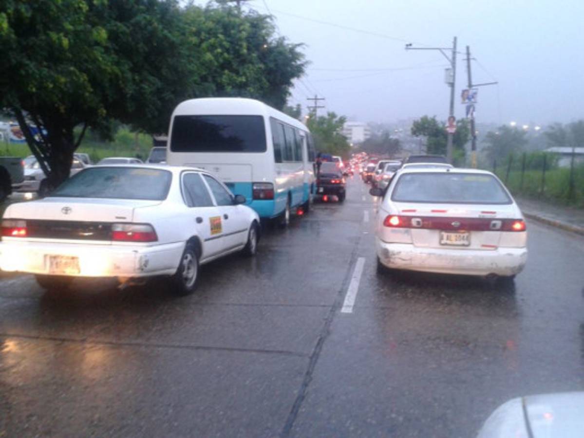 Infierno vial en Tegucigalpa