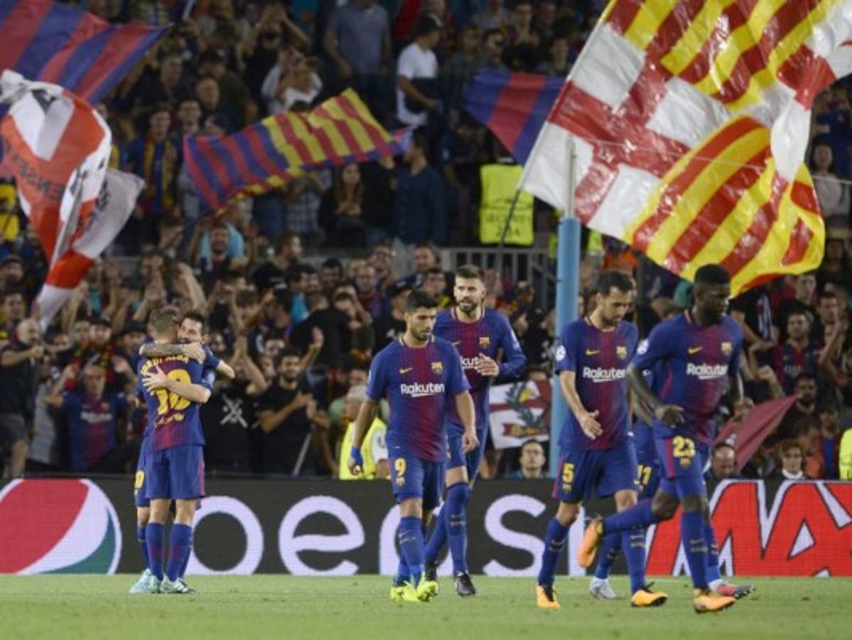Barcelona le gana 3-0 a Juventus en el Camp Nou por la Champions League