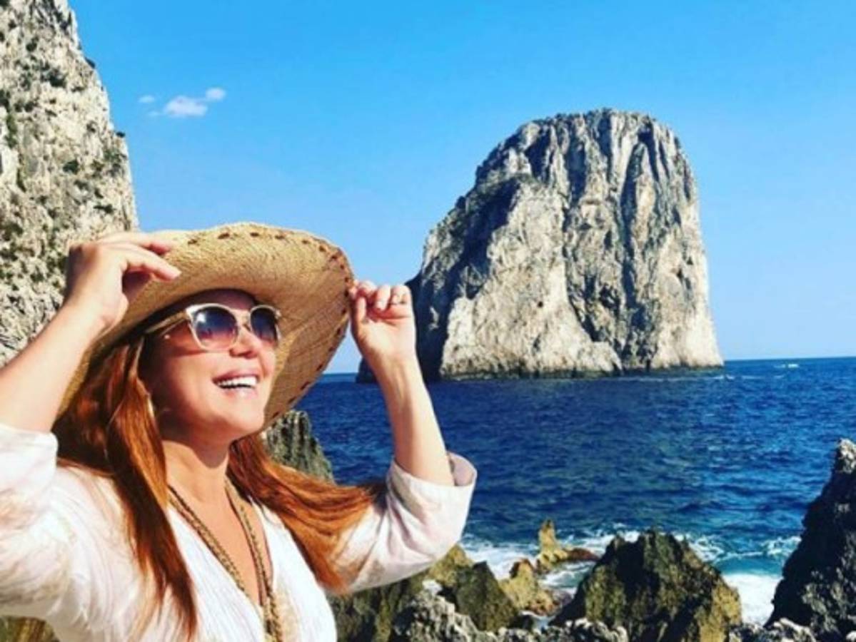 María Celeste presume sus vacaciones en Capri, Italia