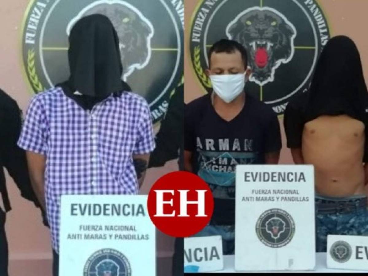 Capturan a tres presuntos miembros de la Mara Salvatrucha en la capital