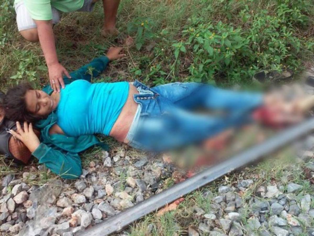 Hondureña embarazada muere arrollada por La Bestia; familiares piden ayuda para repatriar el cuerpo