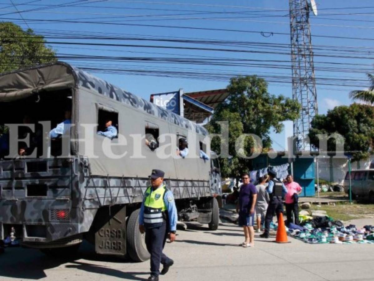 Decomisan pólvora a aficionados previo a la final Platense-Motagua en Puerto Cortés