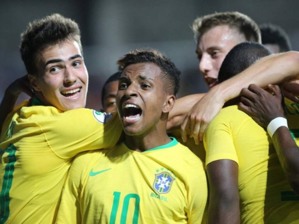 Rodrygo se ilumina y Brasil derrota a Venezuela 2-1 por el Sudamericano Sub-20 