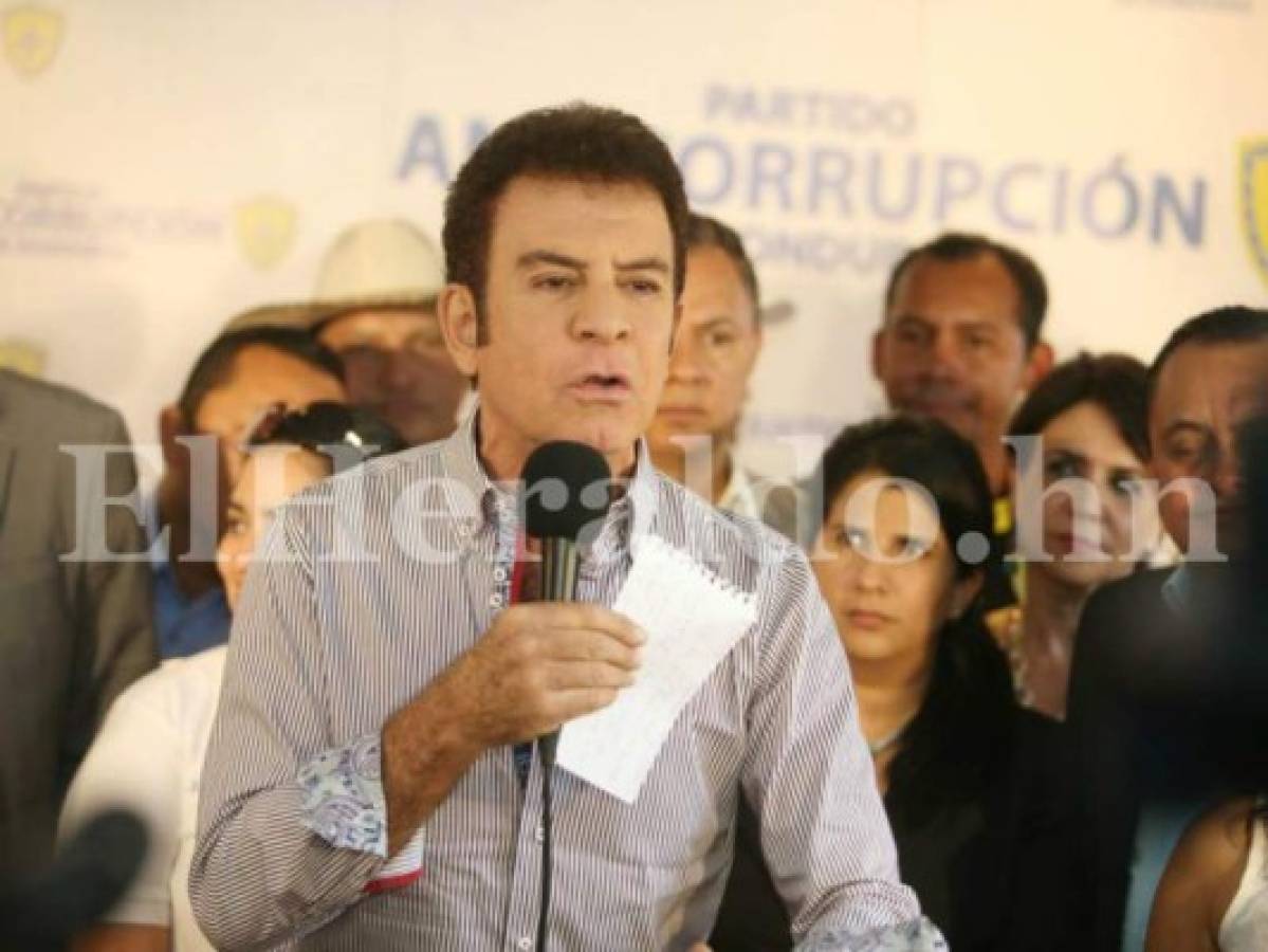 Honduras: El líder del Partido Anticorrupción, Salvador Nasralla, afirma que tiene asesoría extranjera