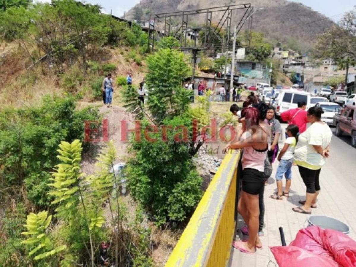 El cuerpo estaba en los bajos del puente de El Chile.