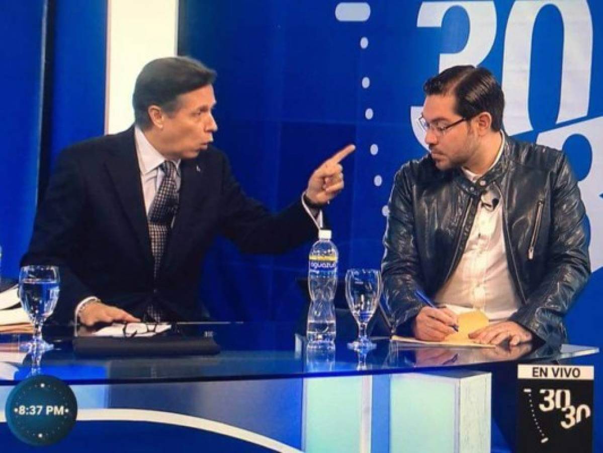 Acalorado debate entre Jorge Cálix y Billy Joya