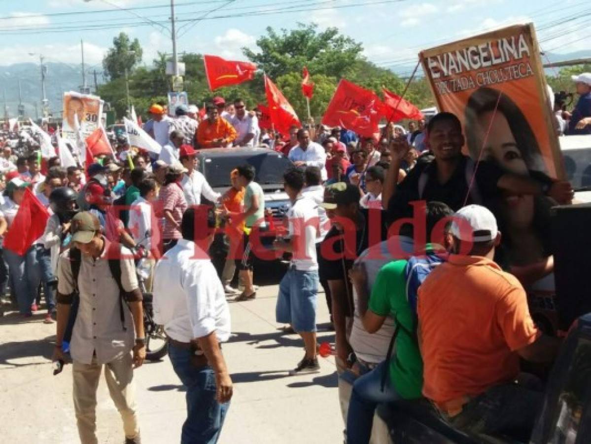 Salvador Nasralla cierra su campaña electoral en Choluteca y en la colonia Kennedy