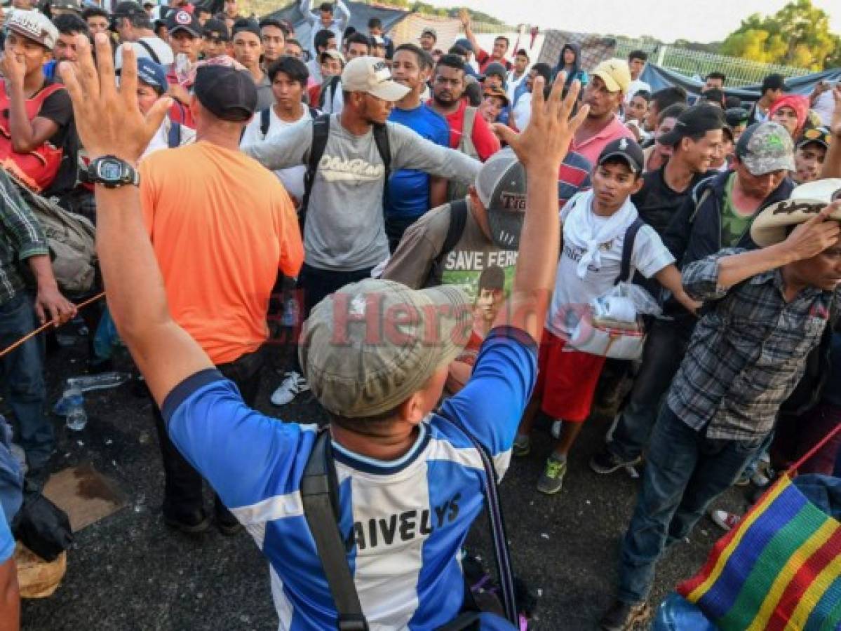 Segunda caravana migrante logra ingresar a Chiquimula, Guatemala