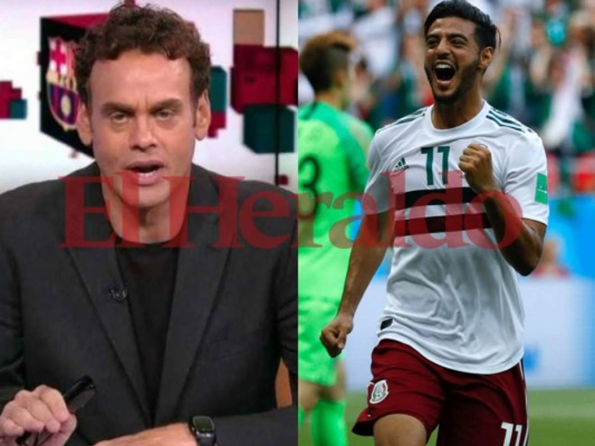 La reacción de David Faitelson tras penal de Carlos Vela ante Corea del Sur