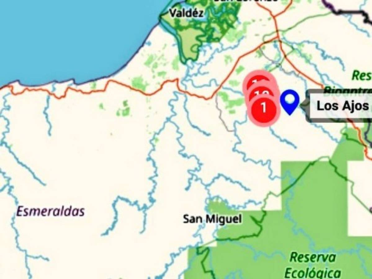 Tres muertos y dos desaparecidos en un derrumbe en mina de Ecuador 