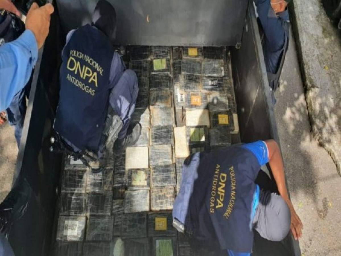 Honduras: Incautan fuerte cargamento de presunta droga en Colón