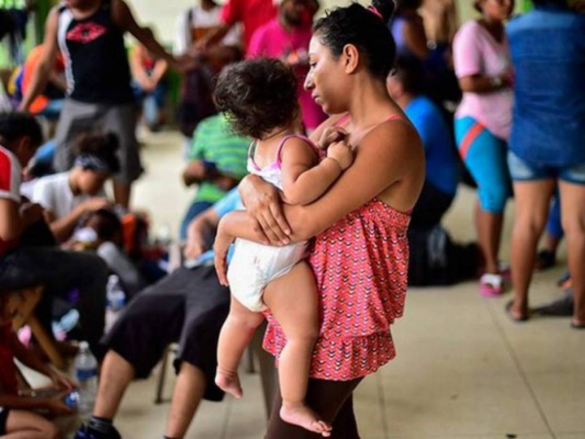 Unas 26 familias hondureñas retornadas a Guatemala