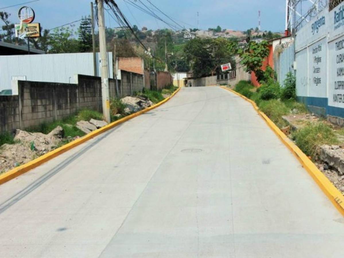 Pavimentan dos vías de la colonia Altos de Loarque