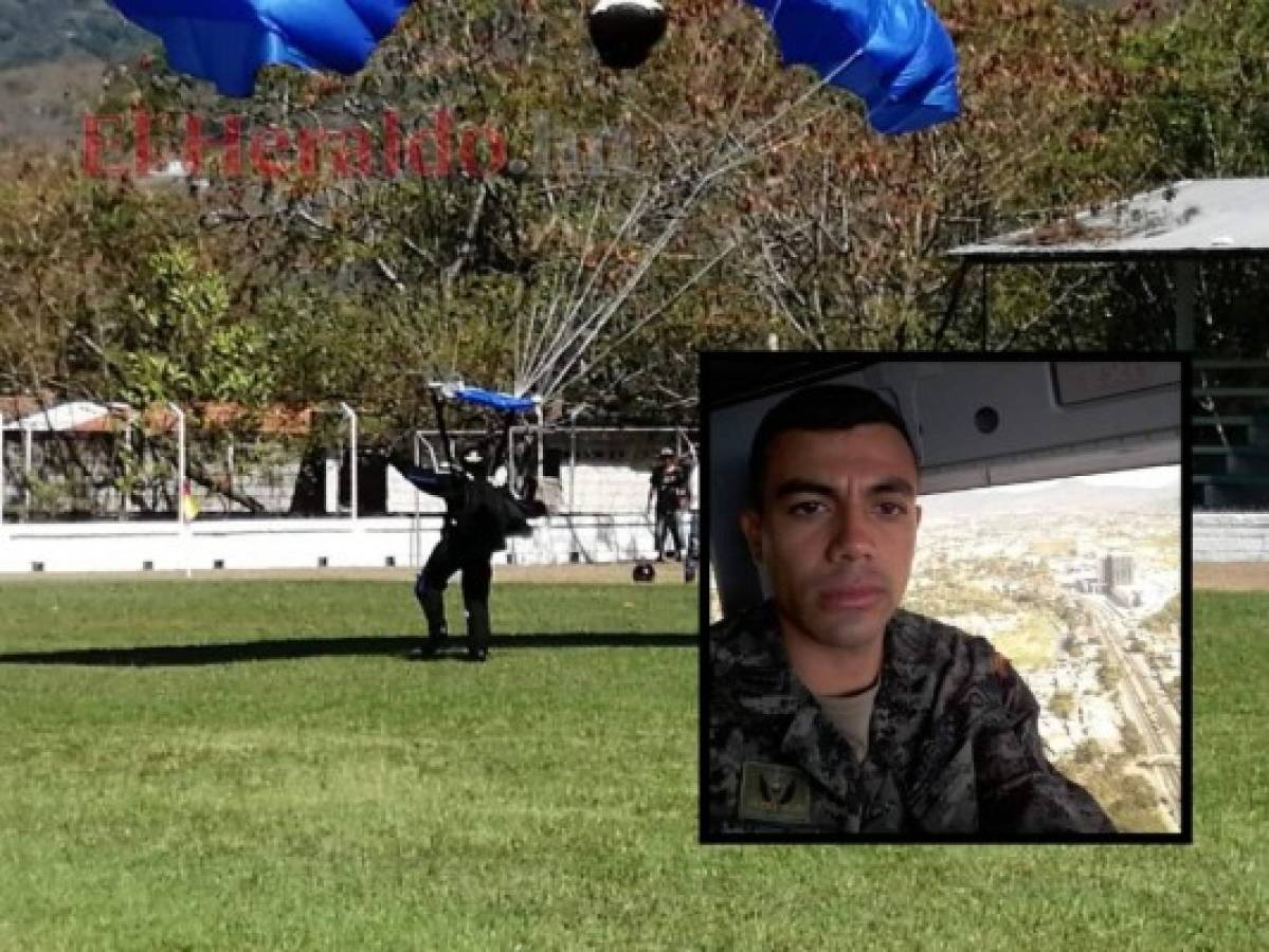 Miembro de las Fuerzas Armadas muere al no funcionar su paracaídas en La Unión, Lempira