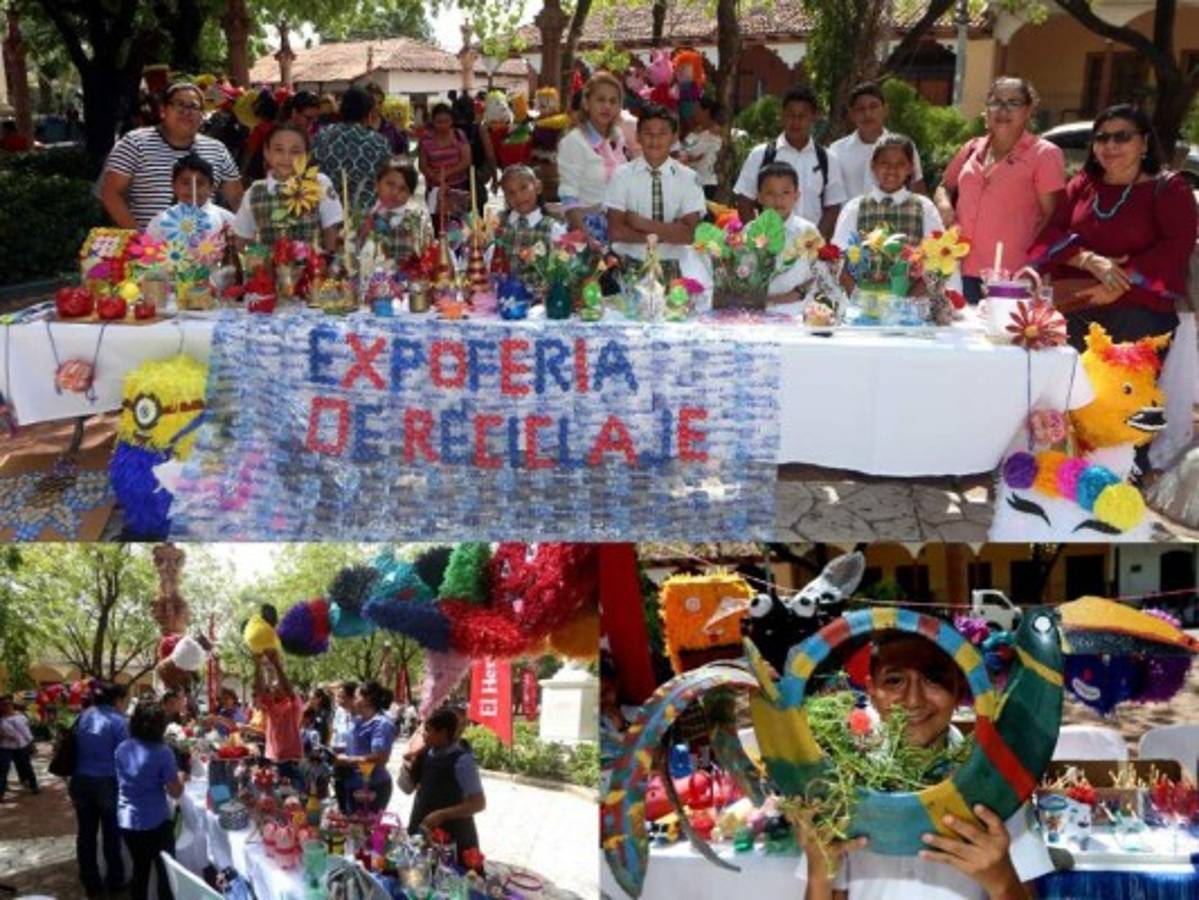 Todo un éxito la Mega Expoferia del Reciclaje en la zona sur de Honduras