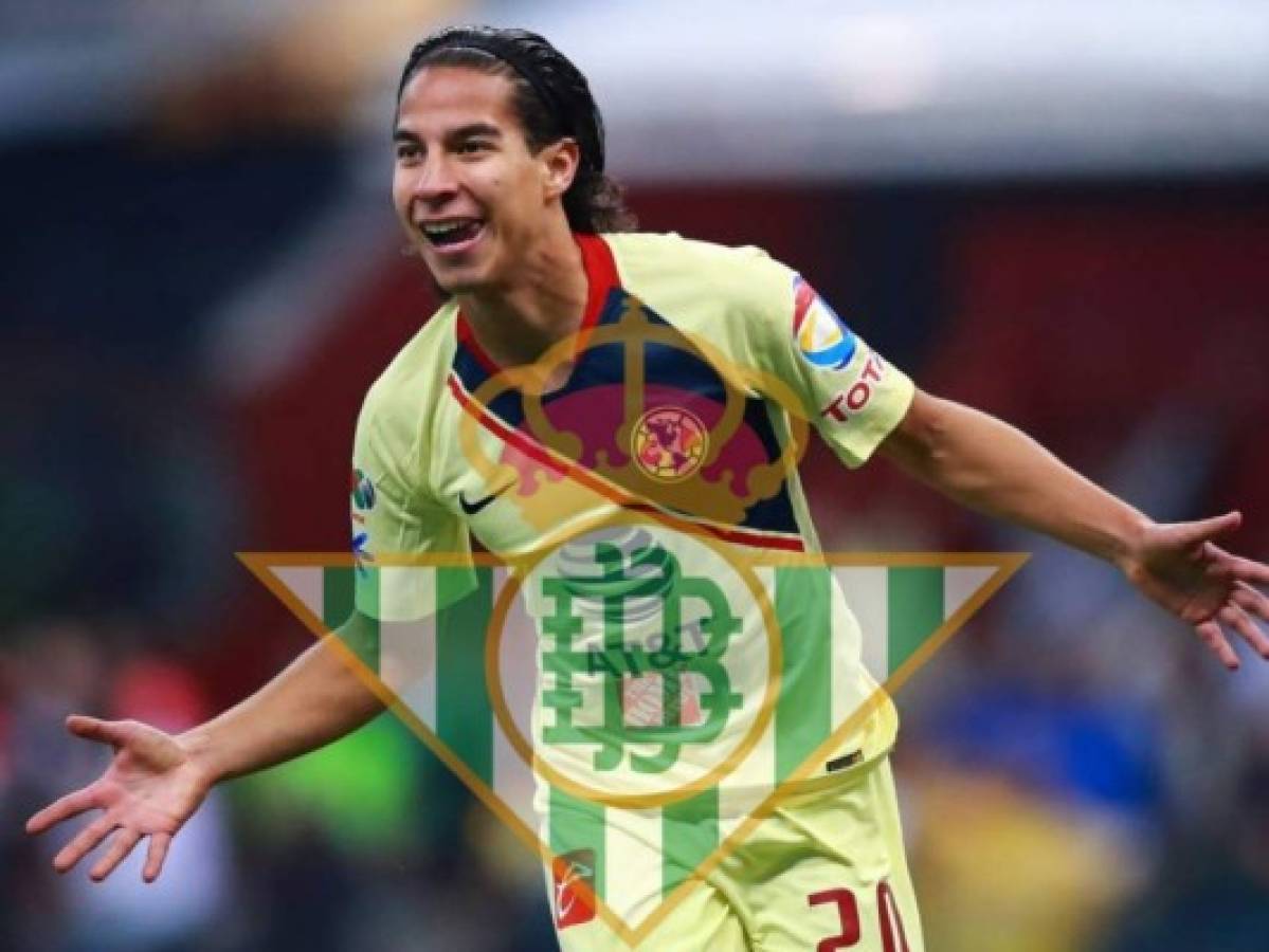 Diego Laínez del América de México firma con el Betis de España