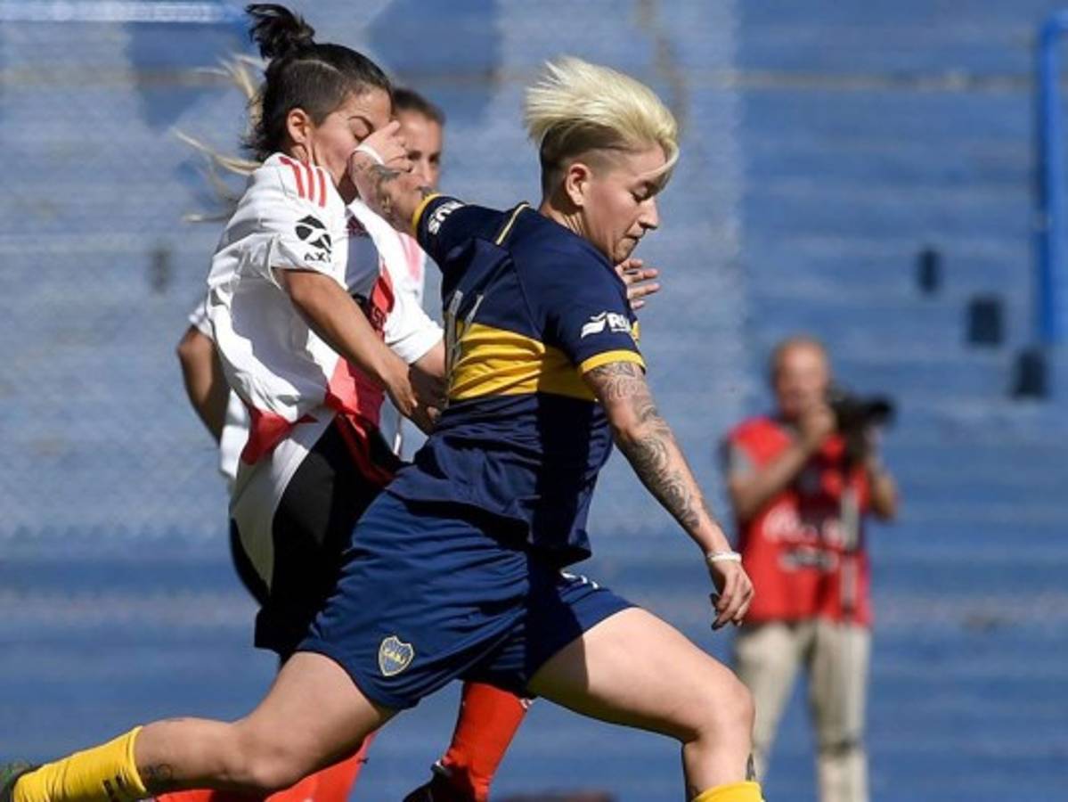 Boca golea a River 5-0 en histórico primer superclásico femenino semiprofesional  