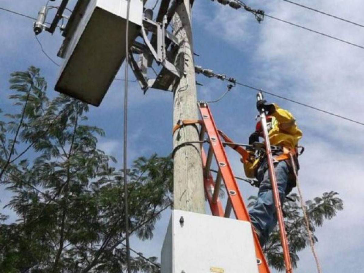 Anuncian cortes de energía para este martes en Honduras