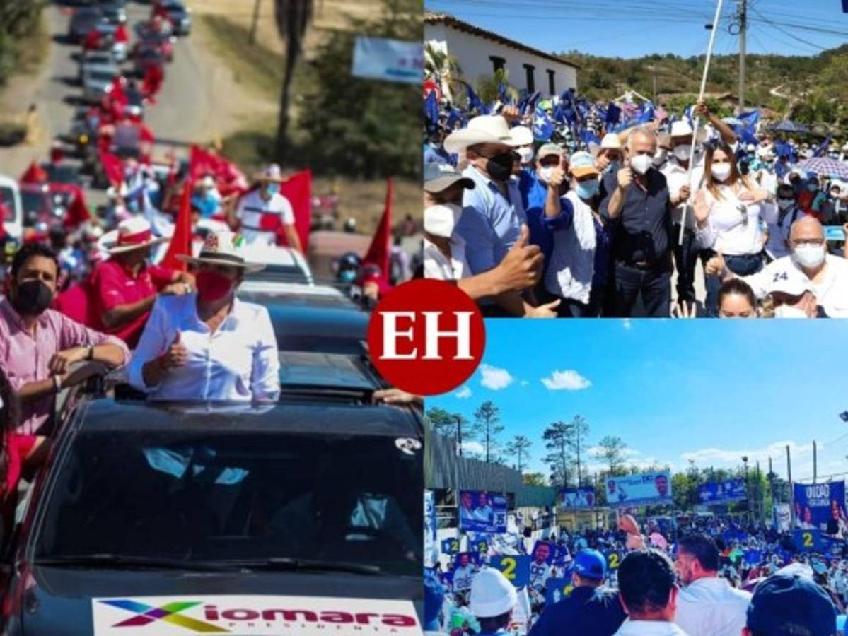 Con concentraciones y caravanas, así transcurrieron actividades políticas este domingo