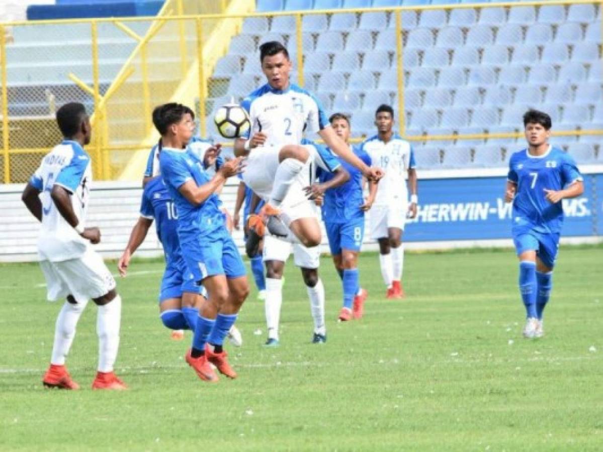 Selección de Honduras sub 21 empata 1-1 ante El Salvador en el estadio Cuscatlán