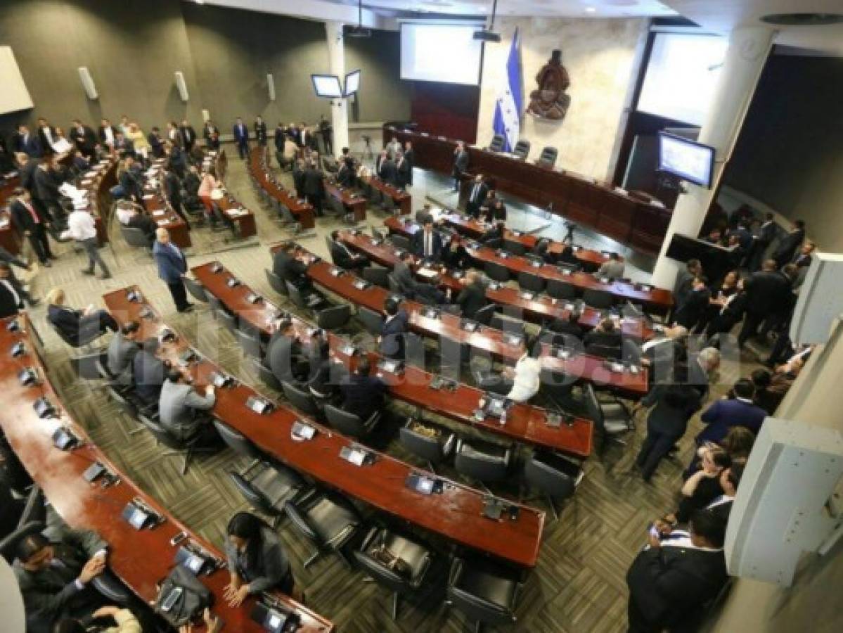 Diputados que integrarían la nueva junta directiva del Congreso Nacional de Honduras