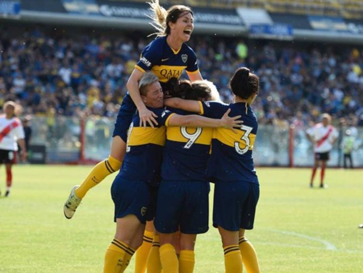 Boca golea a River 5-0 en histórico primer superclásico femenino semiprofesional  