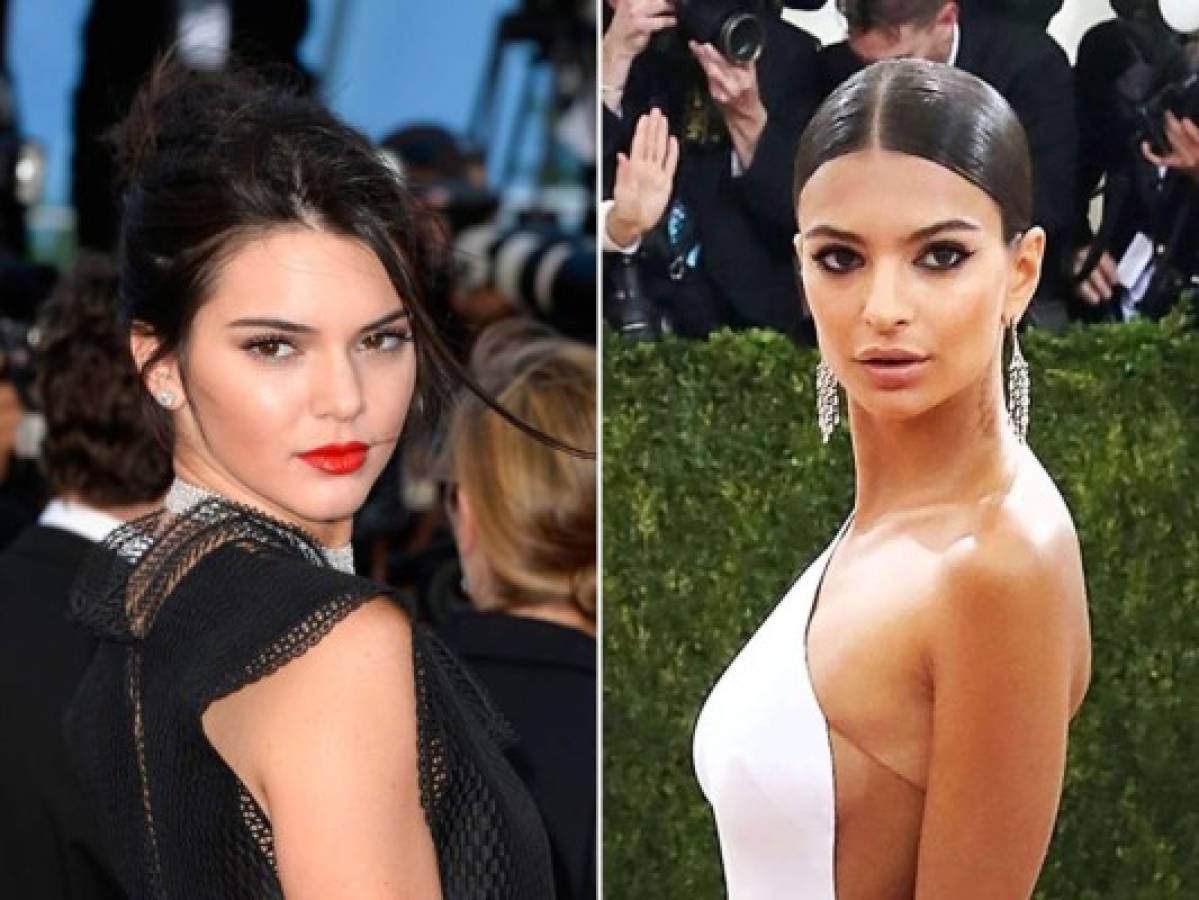Raya en medioLa raya en medio había quedado desterrada a los looks de street style pero ha vuelto a imponerse sobre la alfombra roja. Las más estilosas como Kendall Jenner saben llevarla y lograr un peinado desenfadado de estilo juvenil y muy moderno. Emily Ratajkowski la lleva creando un efecto wet que resta años a su estilismo sofisticado.