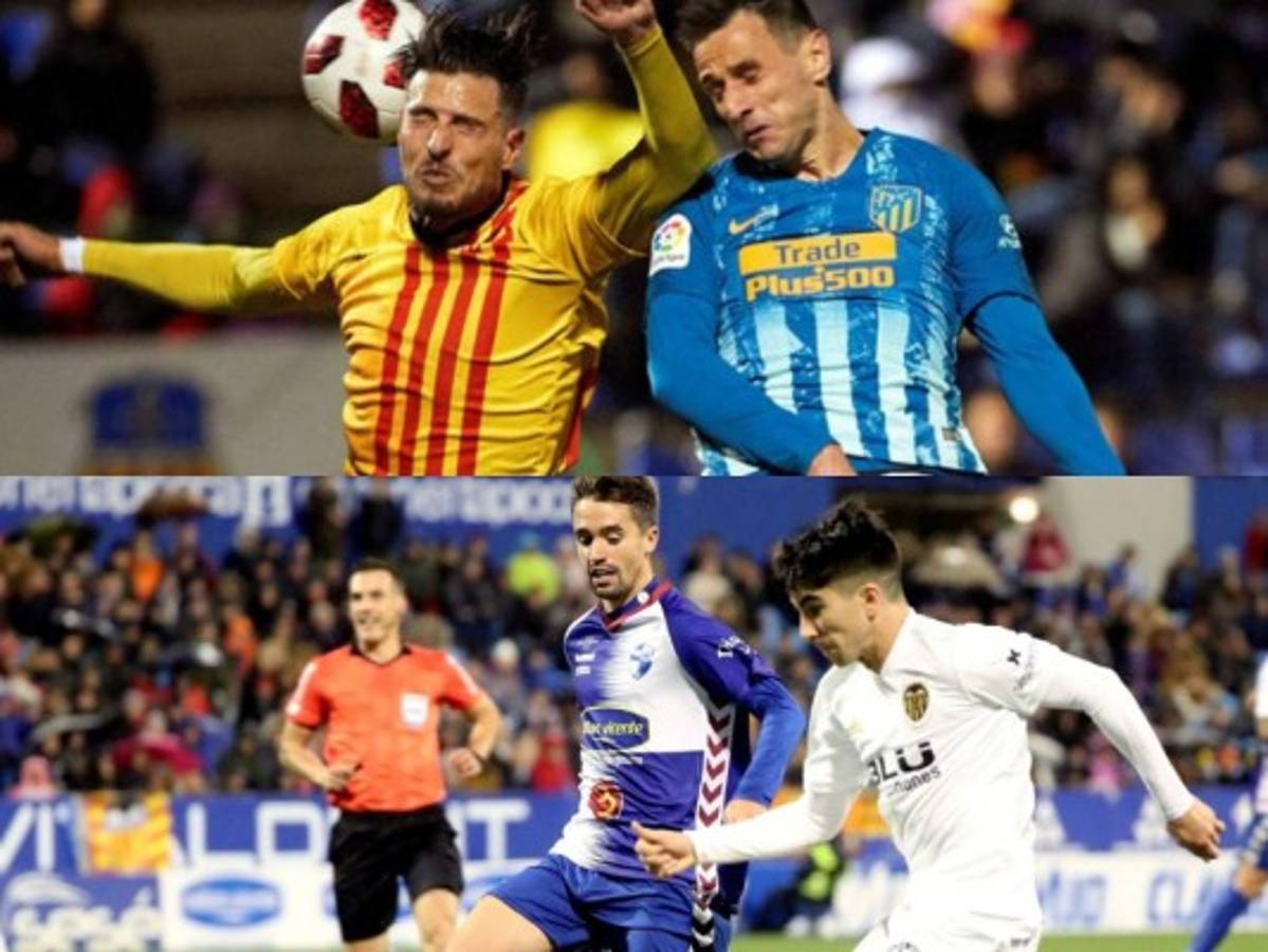 Atlético de Madrid y Valencia cumplen con lo justo en debut de Copa del Rey