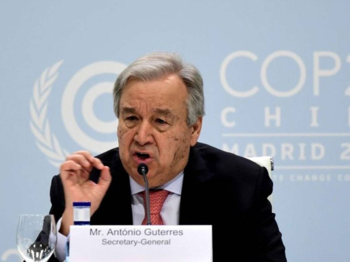 Antonio Guterres: La humanidad debe cesar su 'guerra' contra el planeta