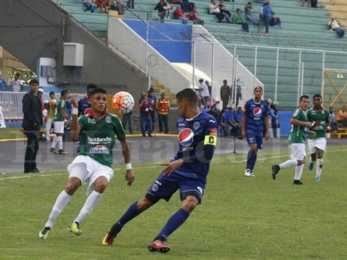 Motagua se queda con los tres puntos al vencer 2-0 al Marathón en el Nacional