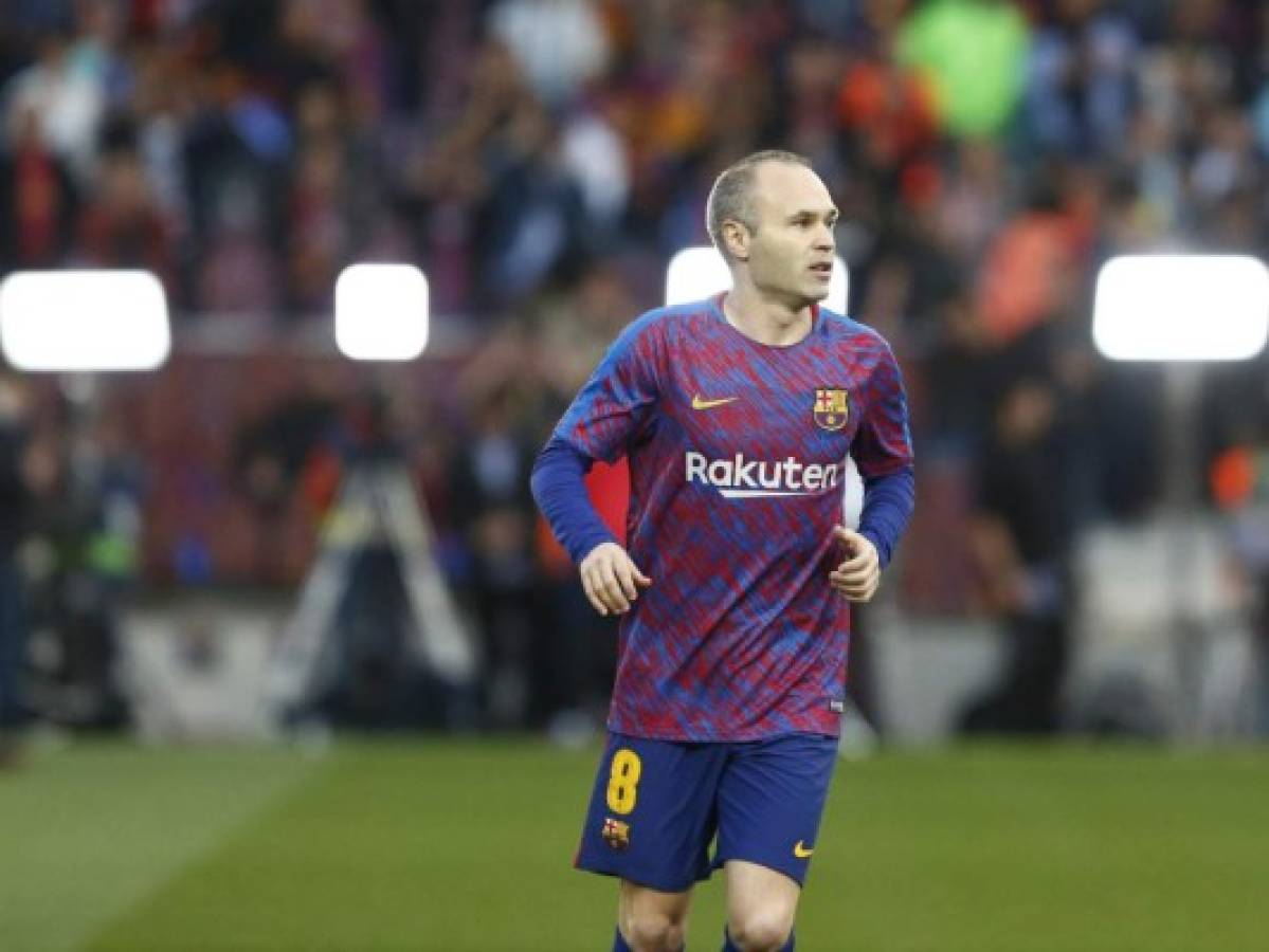 Andrés Iniesta jugó 58 minutos en su último clásico ante Real Madrid