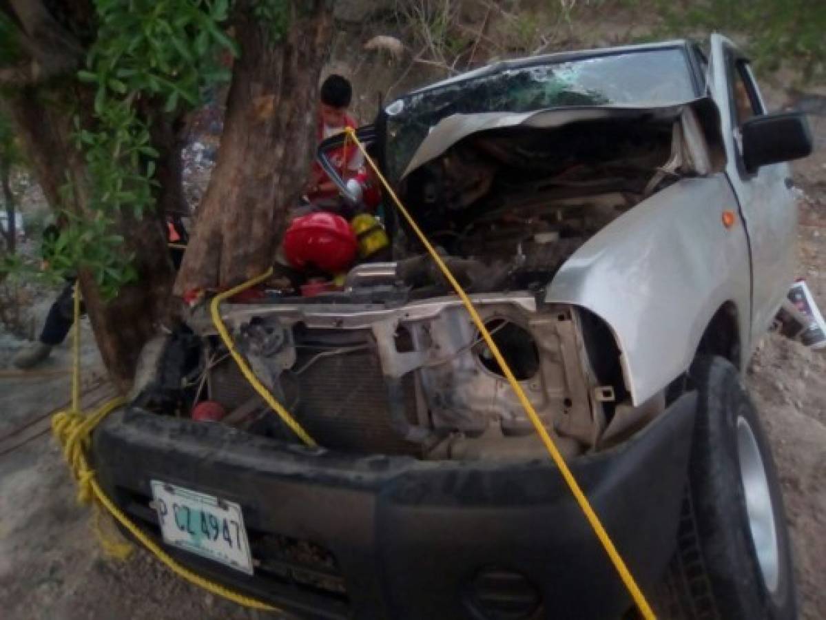 Cuatro personas resultan heridas en accidente en carretera al sur de Honduras