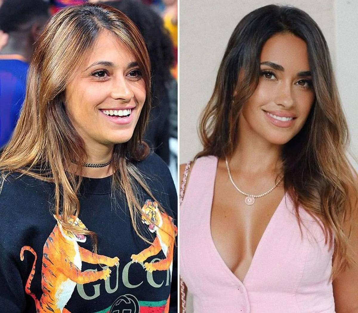 Antonela Roccuzzo, el antes y después de la mujer de Messi