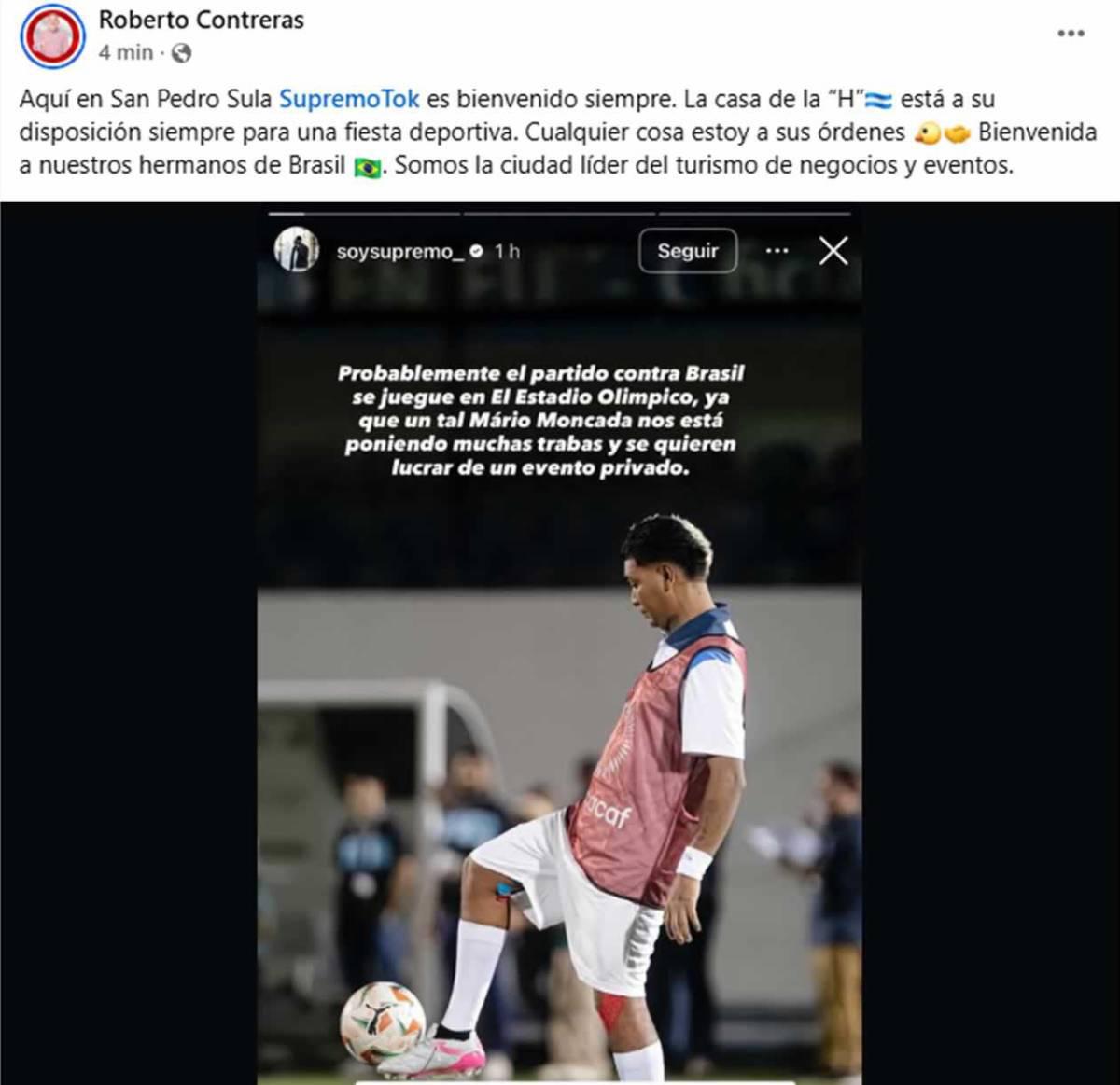 Mario Moncada le responde a Supremo por polémica del estadio Nacional: Puse un alto