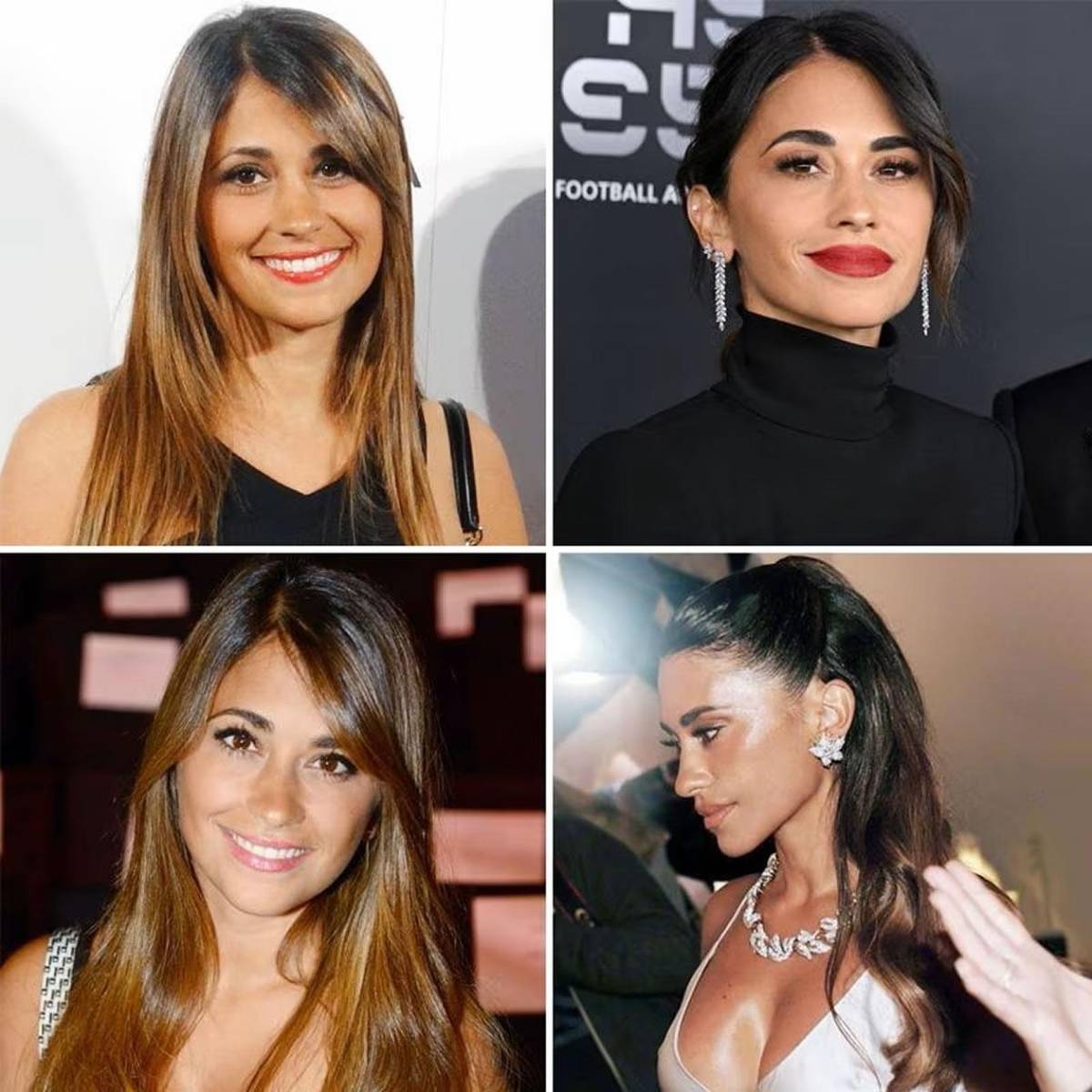 Antonela Roccuzzo, el antes y después de la mujer de Messi