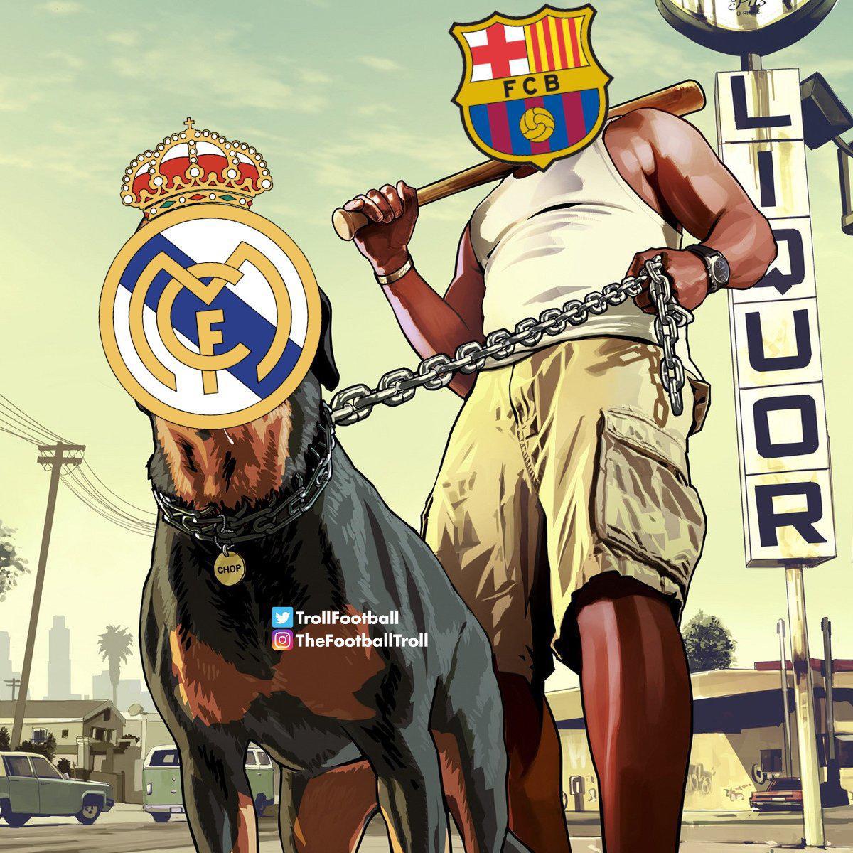 Humillación total: Los memes que dejó la goleada del Barcelona sobre Real Madrid en el clásico