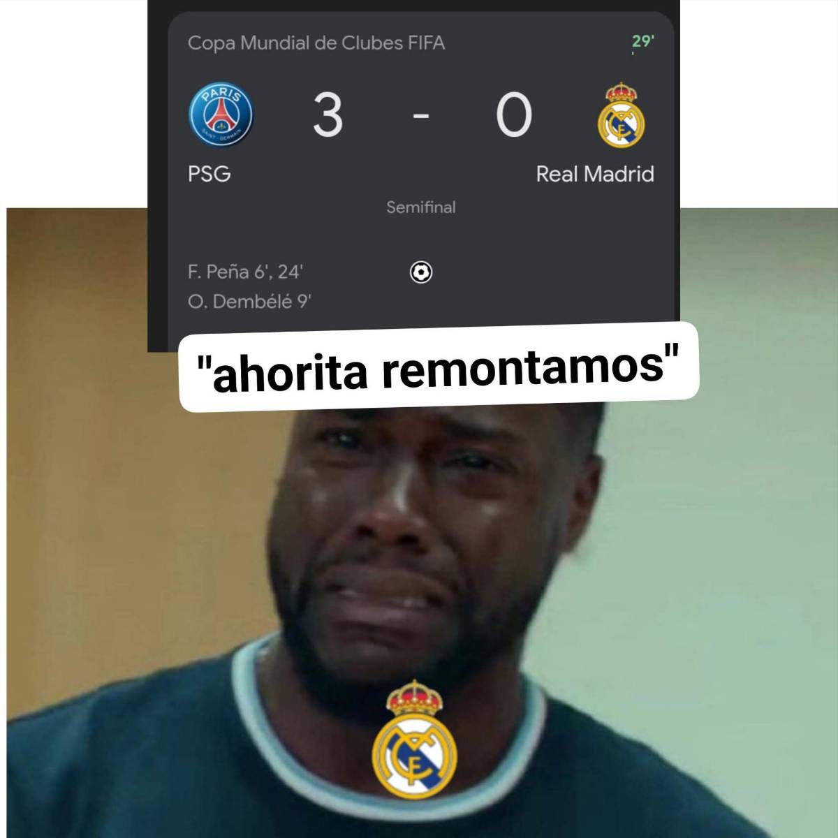 Divertidos memes despedazan a Real Madrid tras ser eliminado por PSG en el Mundial de Clubes