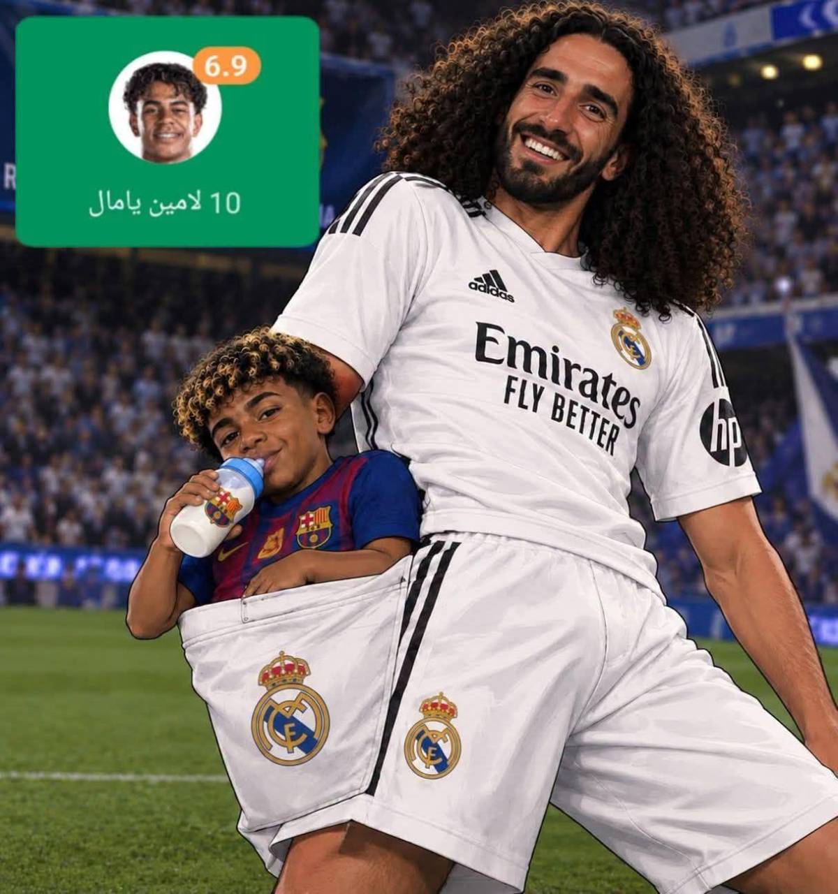Burlas a Lamine Yamal: Los memes que dejó la derrota de Barcelona ante Real Madrid en el clásico