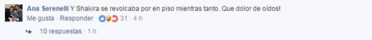 Claro no podían los cuestionamientos del por qué no fue Shakira quien no cantó.